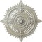 Ekena Millwork Haylynn Ceiling Medallion (Fits Canopies up to 1 1/4"), 29 1/8"OD x 1 1/4"ID x 4"P, Flash Blue CM29HYFBS - alternate 1